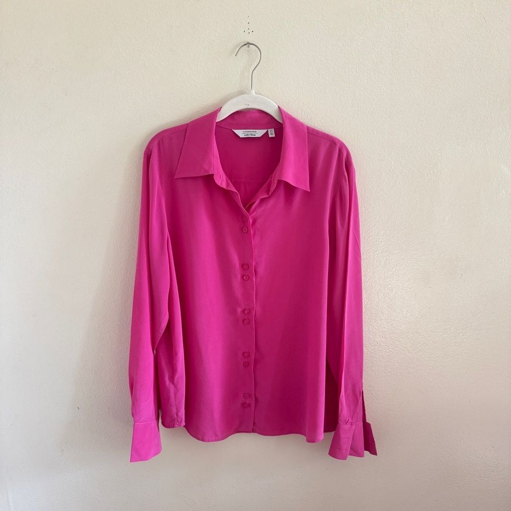 Los Angeles Atelier & Other Stories Pink Button Down Blouse 10